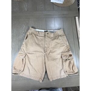 Ralph Lauren Polo Jeans Co Shorts Mens 33 Khaki Cargo Utility Military Workwear
